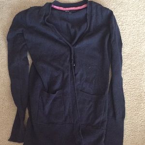 Girls Navy blue cardigan